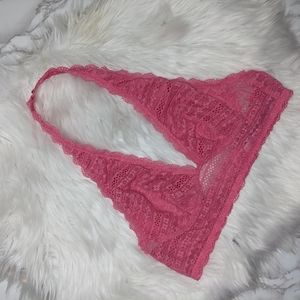 Victoria's Secret Pink Halter Bralette Size Medium